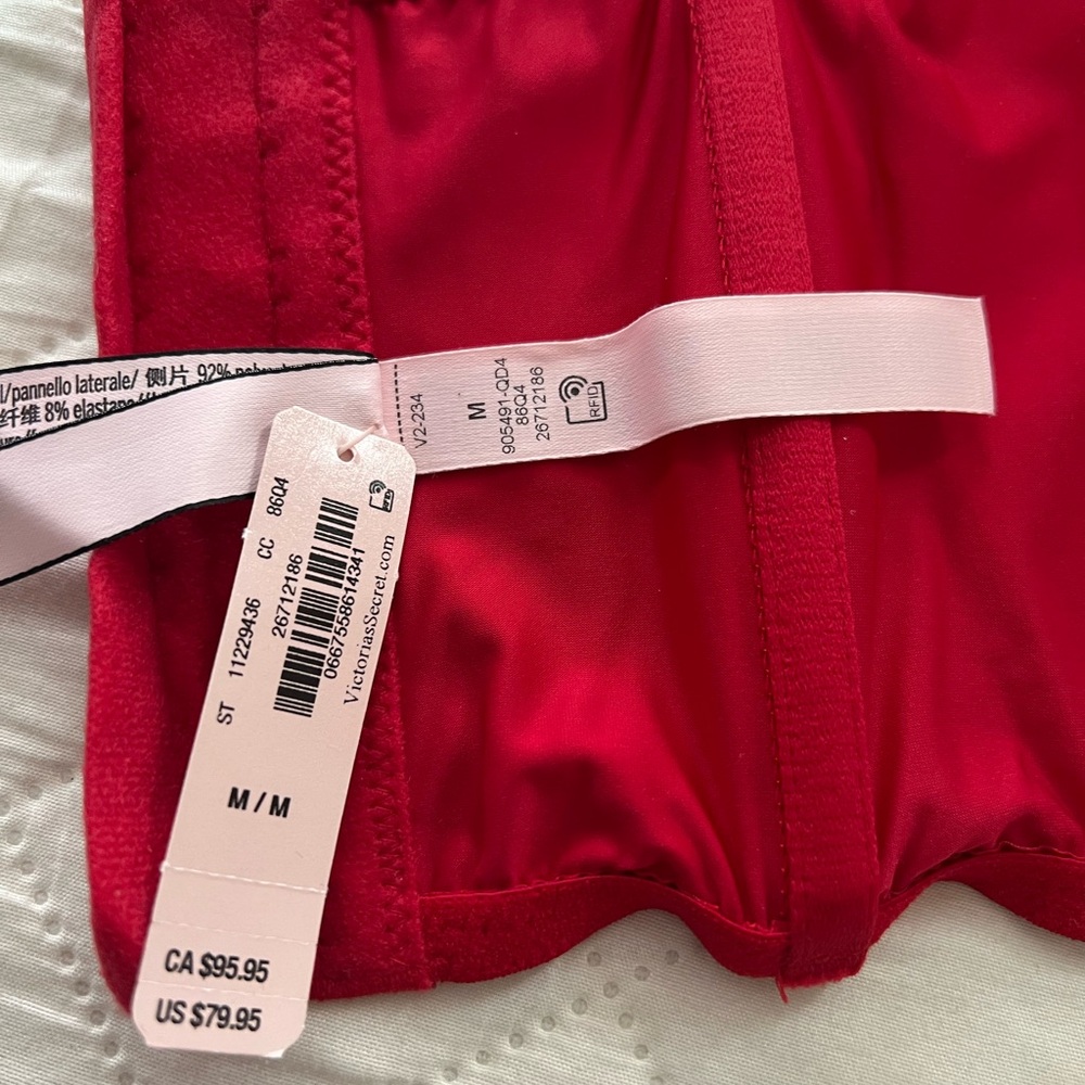 Victoria's Secret Vibrant Red Corset - Picture 3 of 5